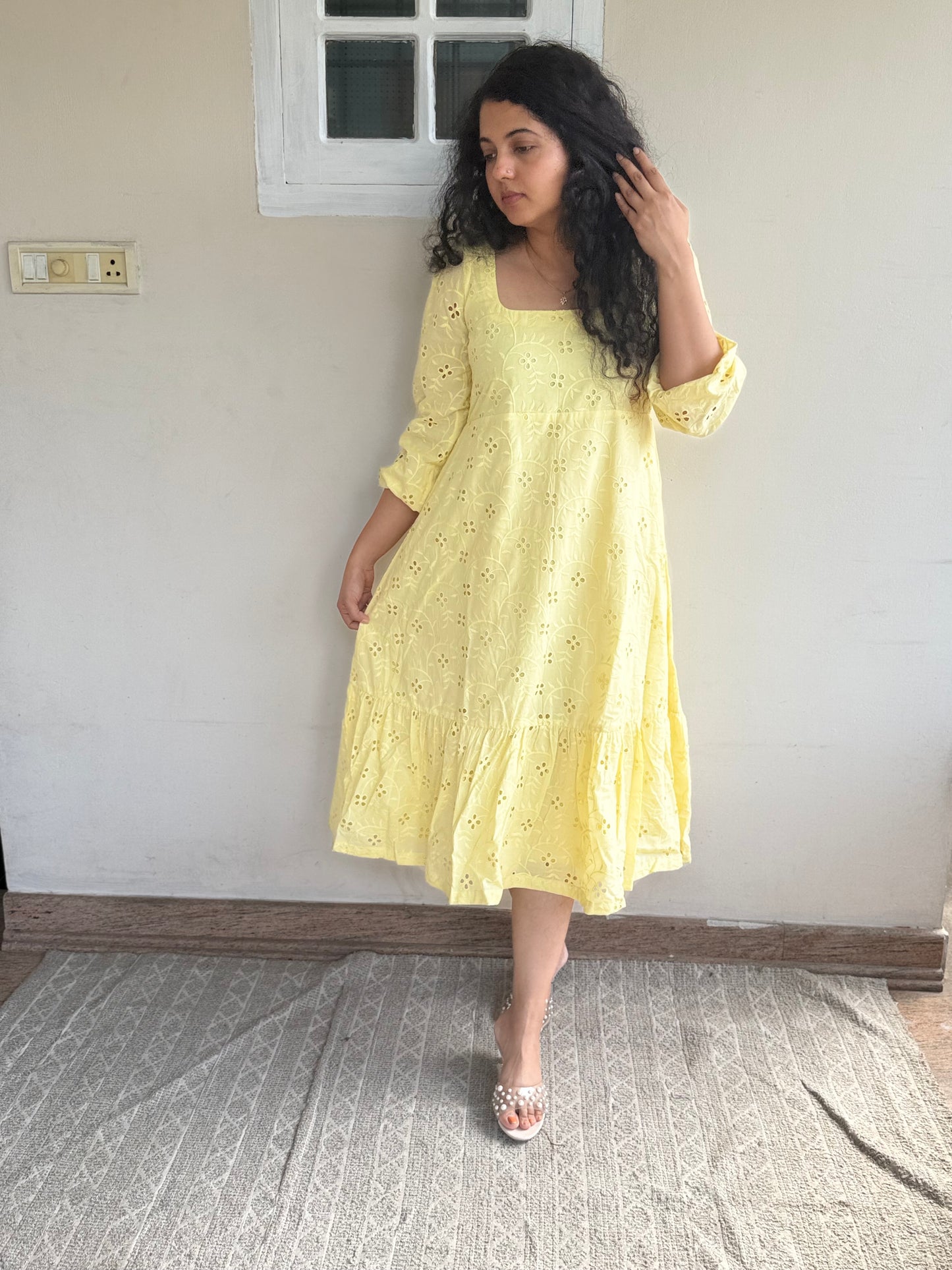 Hakkoba Lemon Blue Dress