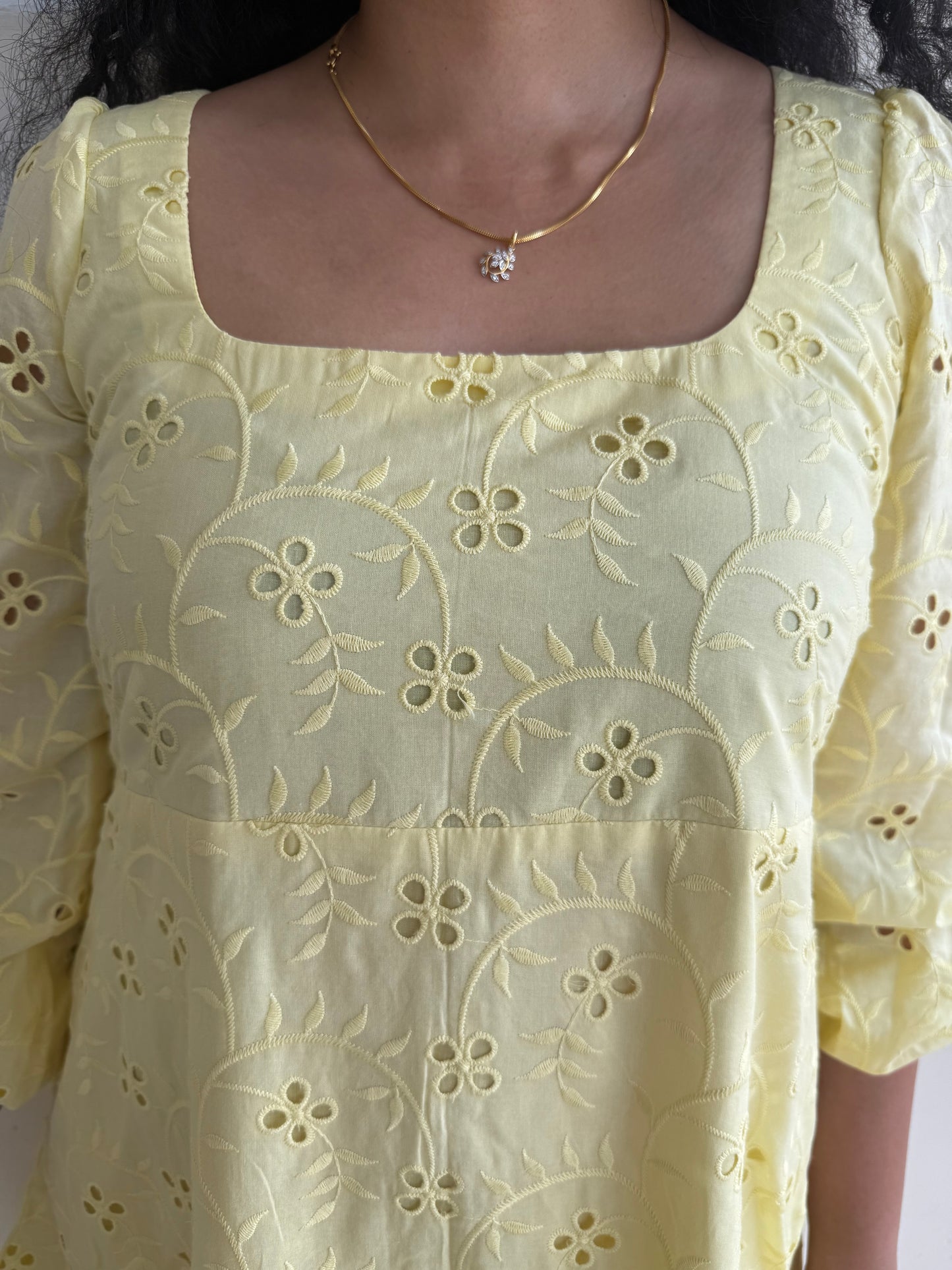 Hakkoba Lemon Blue Dress